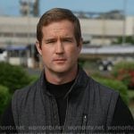 Morgan Chesky's grey puffer vest on NBC News Daily