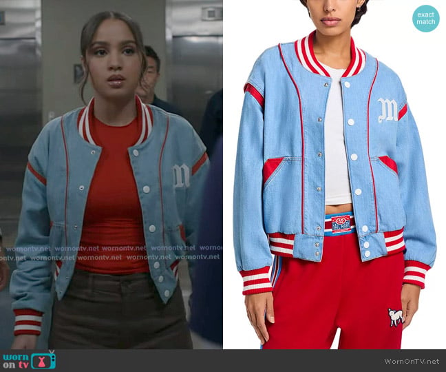 Mother The Three Strikes Jacket in Grand Slam worn by May Grant (Corinne Massiah) on 9-1-1