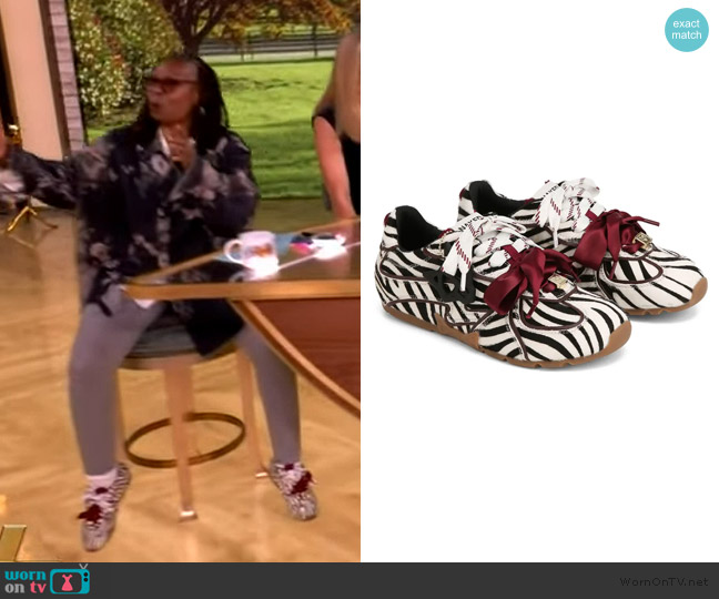 Naked Wolfe Adored Shoes worn by Whoopi Goldberg on The View