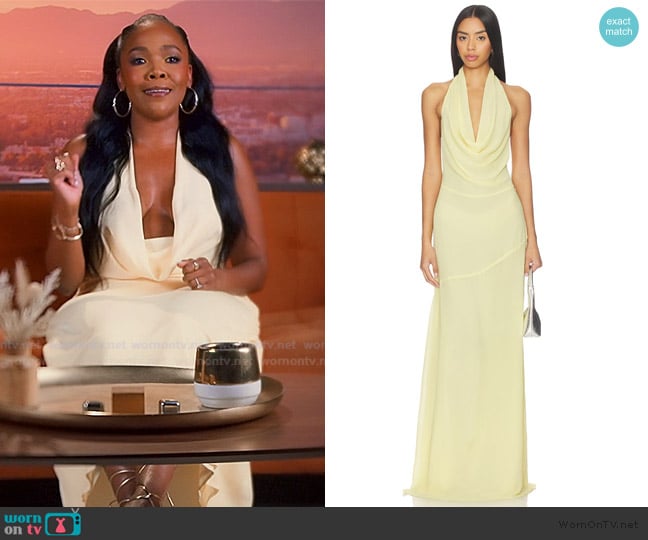 Nakedvice The Marisa Dress worn by Jasmine Goode on The Valley