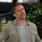 Nick's grey button down shirt on The Young and the Restless