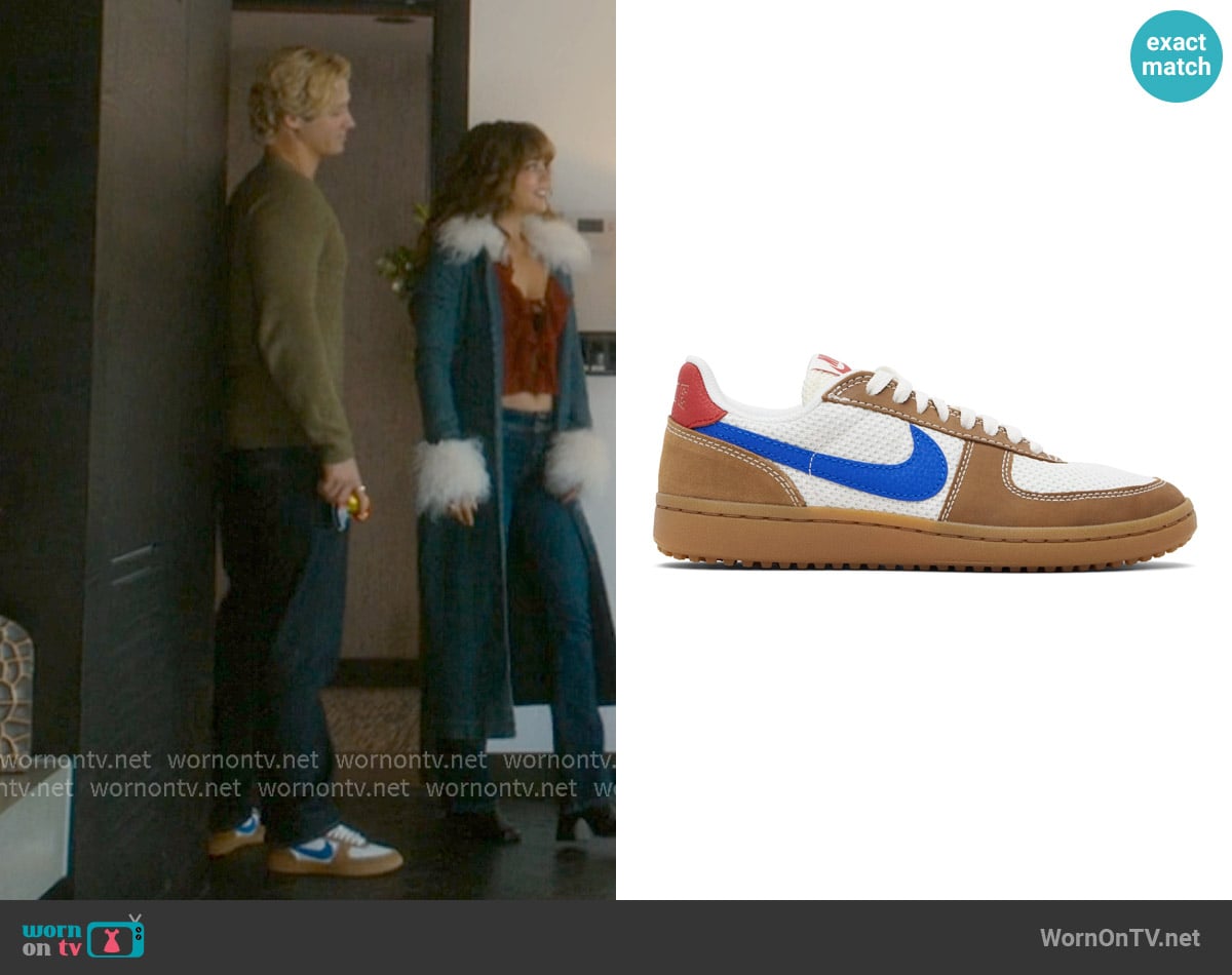 Nike Off-White & Brown Field General Sneakers worn by Dean Di Laurentis (Stephen Kalyn) on Off Campus