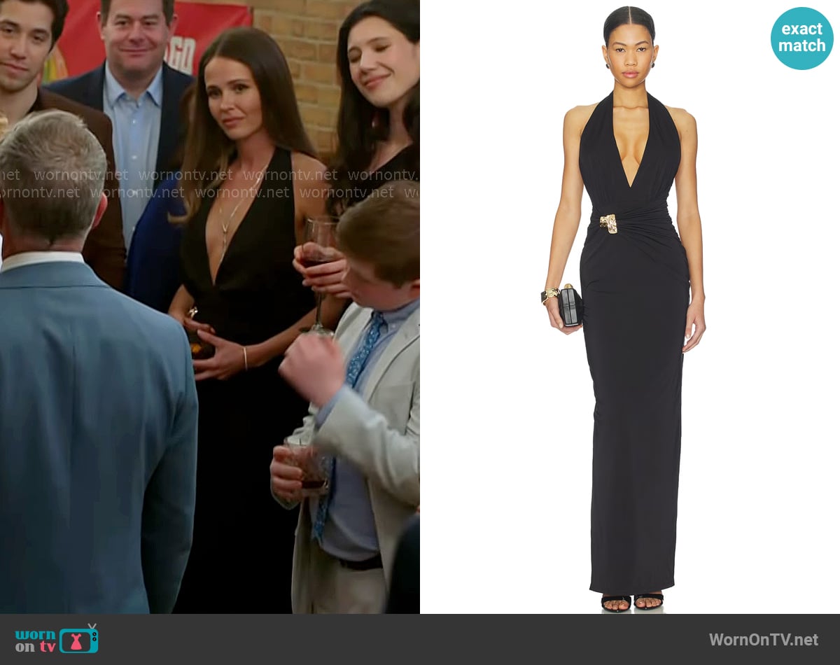 Nookie Portia Halter Maxi Dress worn by Lyla 'Lizzy' Novak (Jocelyn Hudon) on Chicago Fire