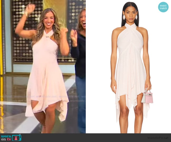 Norma Kamali Convertible Dress worn by Katie Austin on Tamron Hall Show