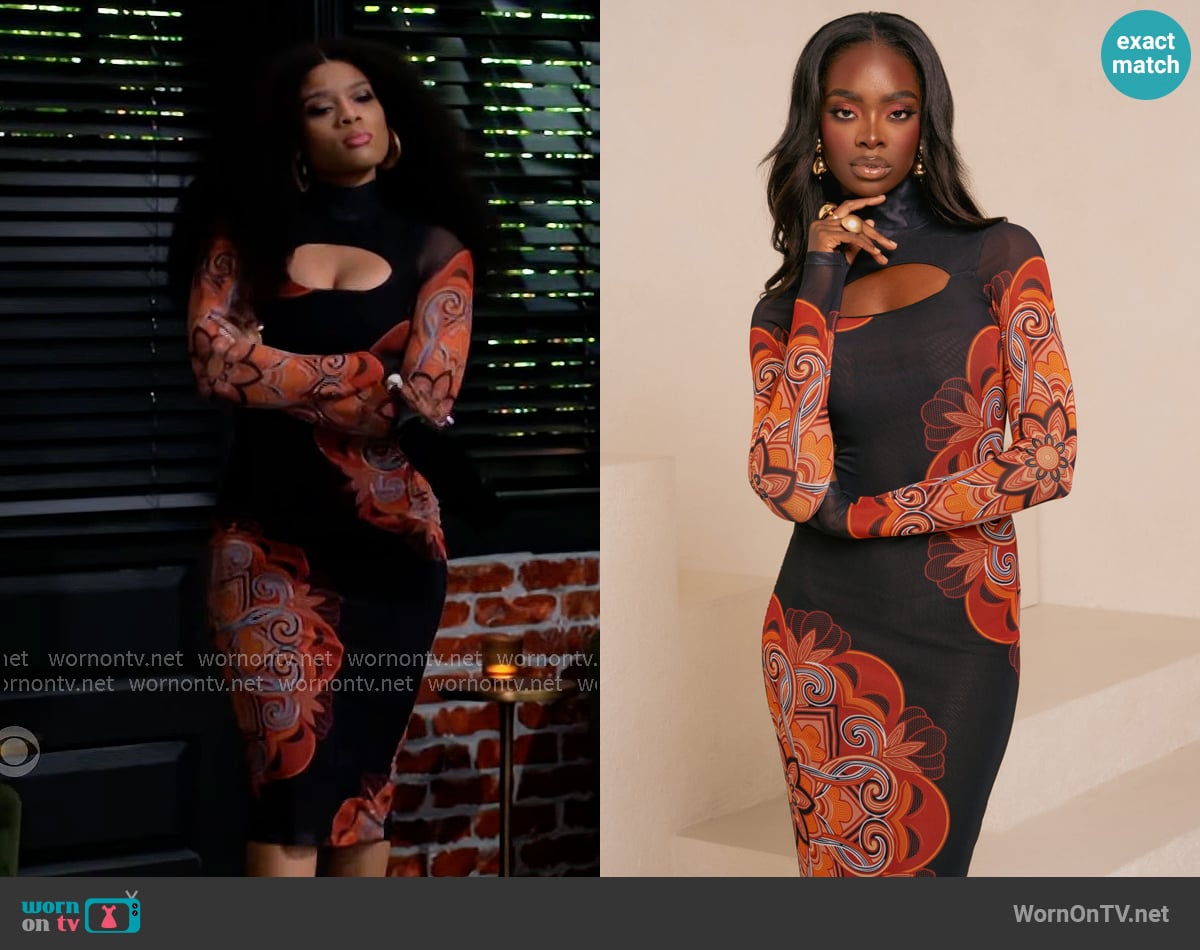 Ofuure Shakara Collection 3 Dress worn by Eva Thomas (Ambyr Michelle) on Beyond the Gates