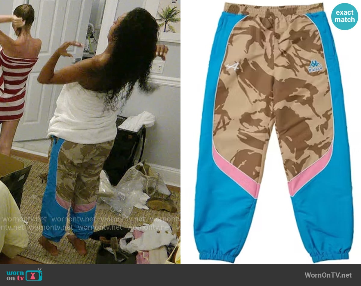 Palce x Kappa For Alpine Tracksuit Pant worn by Mia Calabrese on Summer House