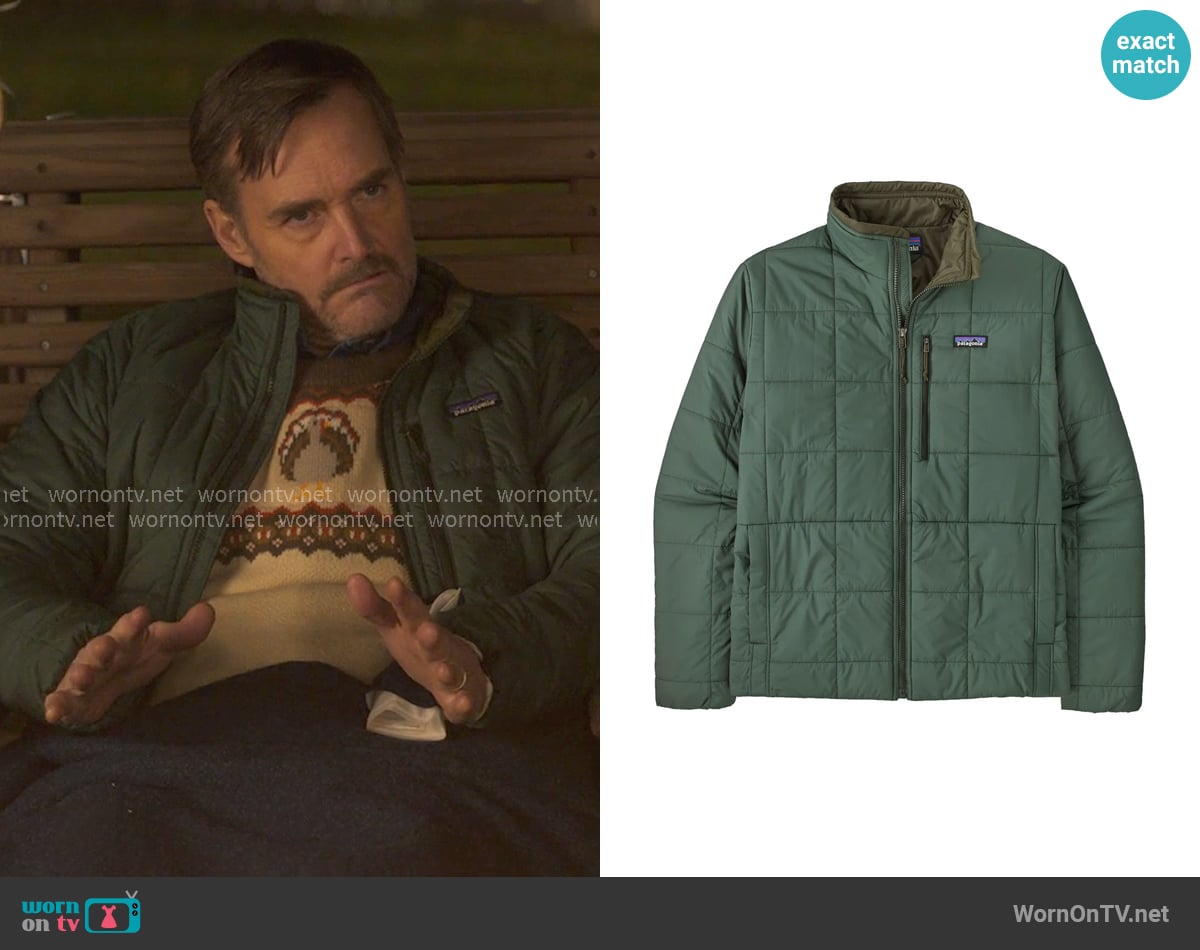 Patagonia Light Gust Jacket in Old Gust Green worn by Jack (Will Forte) on The Four Seasons