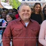 Patton Oswalt's red western shirt on Today