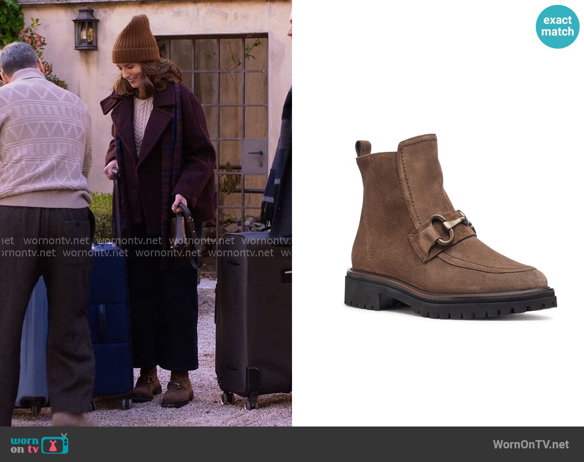Paul Green Superb Boot in Earth Soft Suede worn by Kate (Tina Fey) on The Four Seasons