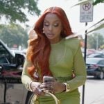 Phaedra’s green sequin dress on The Real Housewives of Atlanta