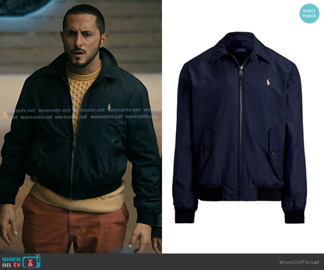 Polo Ralph Lauren Zip-up Logo-detail Jacket worn by Frenchie (Tomer Capone) on The Boys