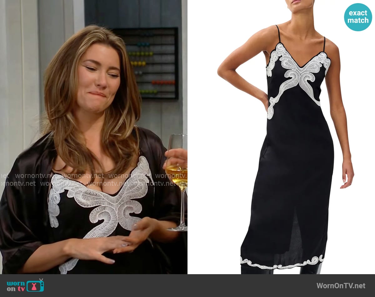 Rag and Bone Ann Dress worn by Steffy Forrester (Jacqueline MacInnes Wood) on The Bold and the Beautiful