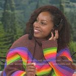 Talia Parkinson-Jones’s rainbow chevron sweater on Today
