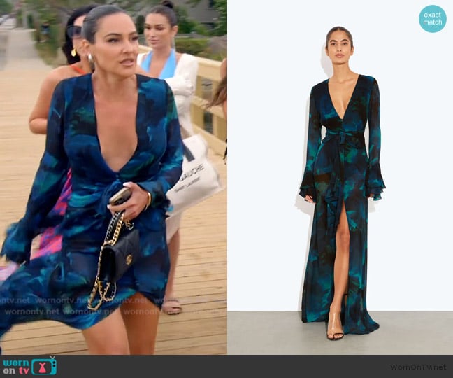 Rat & Boa Fiorella Dress worn by Kelsey Swanson on The Real Housewives of Rhode Island