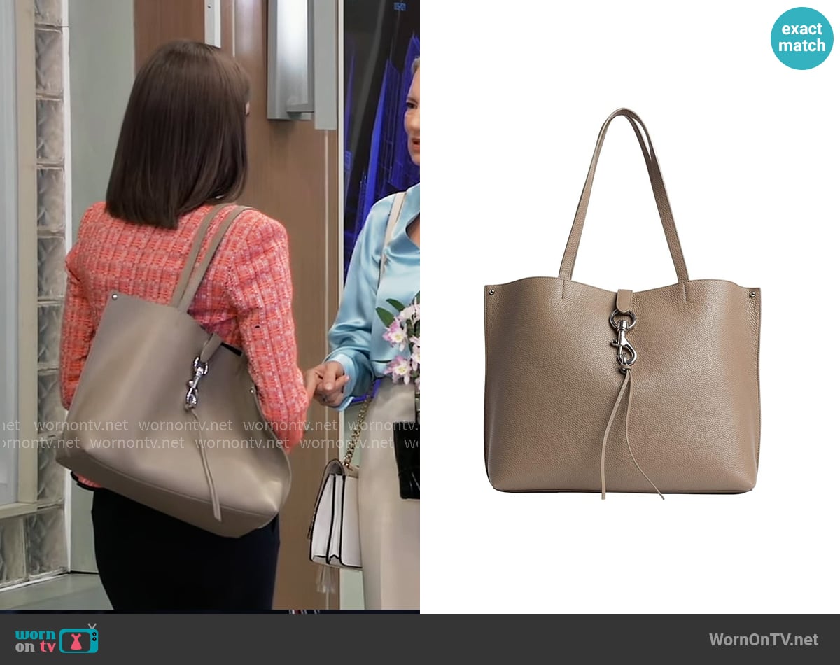 Rebecca Minkoff Megan Tote worn by Willow Tait (Katelyn MacMullen) on General Hospital