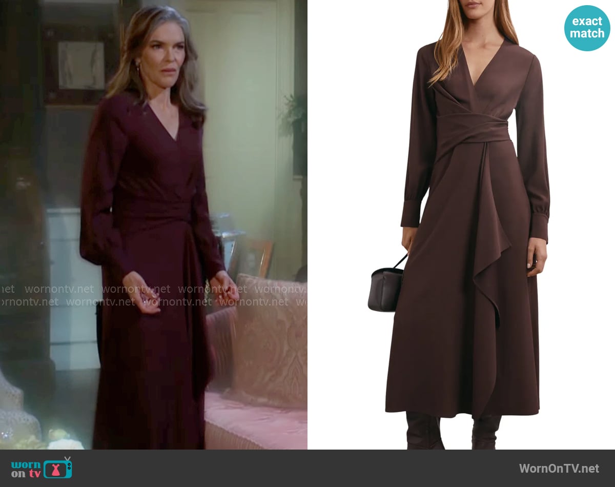 Reiss Mira Dress worn by Diane Jenkins (Susan Walters) on The Young and the Restless