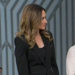 Rhiannon's black blazer on Good Morning America