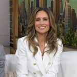 Rhiannon's white blazer on Good Morning America