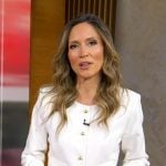 Rhiannon’s white jacket on Good Morning America