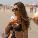 Rulla’s black ring detail swimsuit on The Real Housewives of Rhode Island