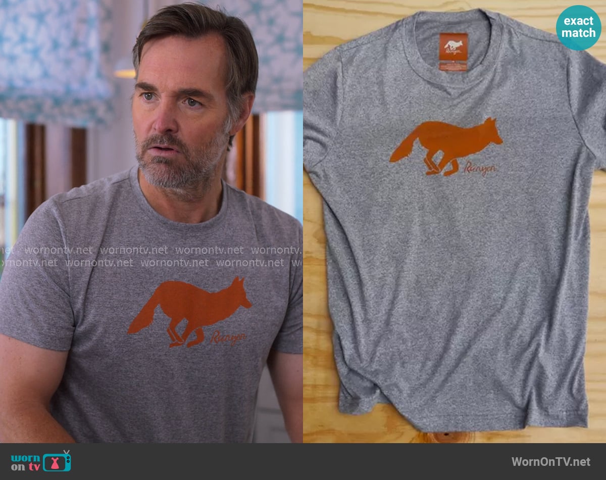 Runyon Signature Hunter Orange Fitness Shirt worn by Jack (Will Forte) on The Four Seasons