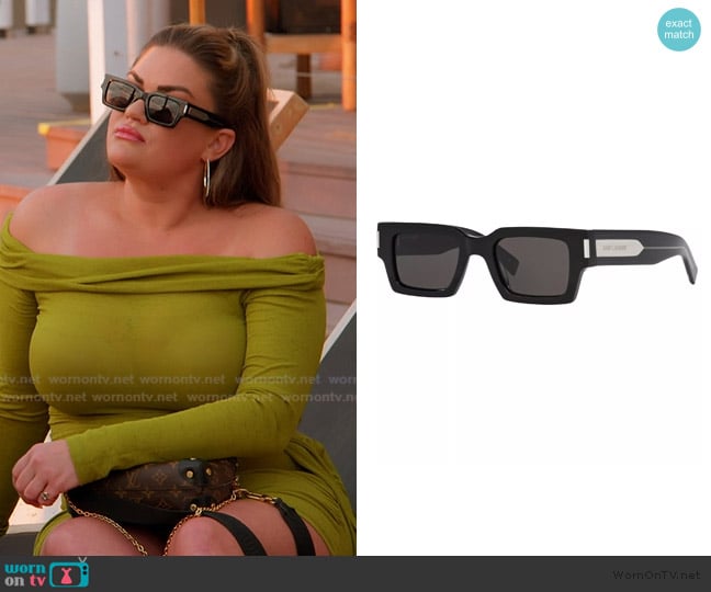 Saint Laurent Sunglasses SL 572 worn by Brittany Cartwright on The Valley