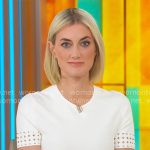 Sam Vinograd’s cutout dress on CBS Mornings