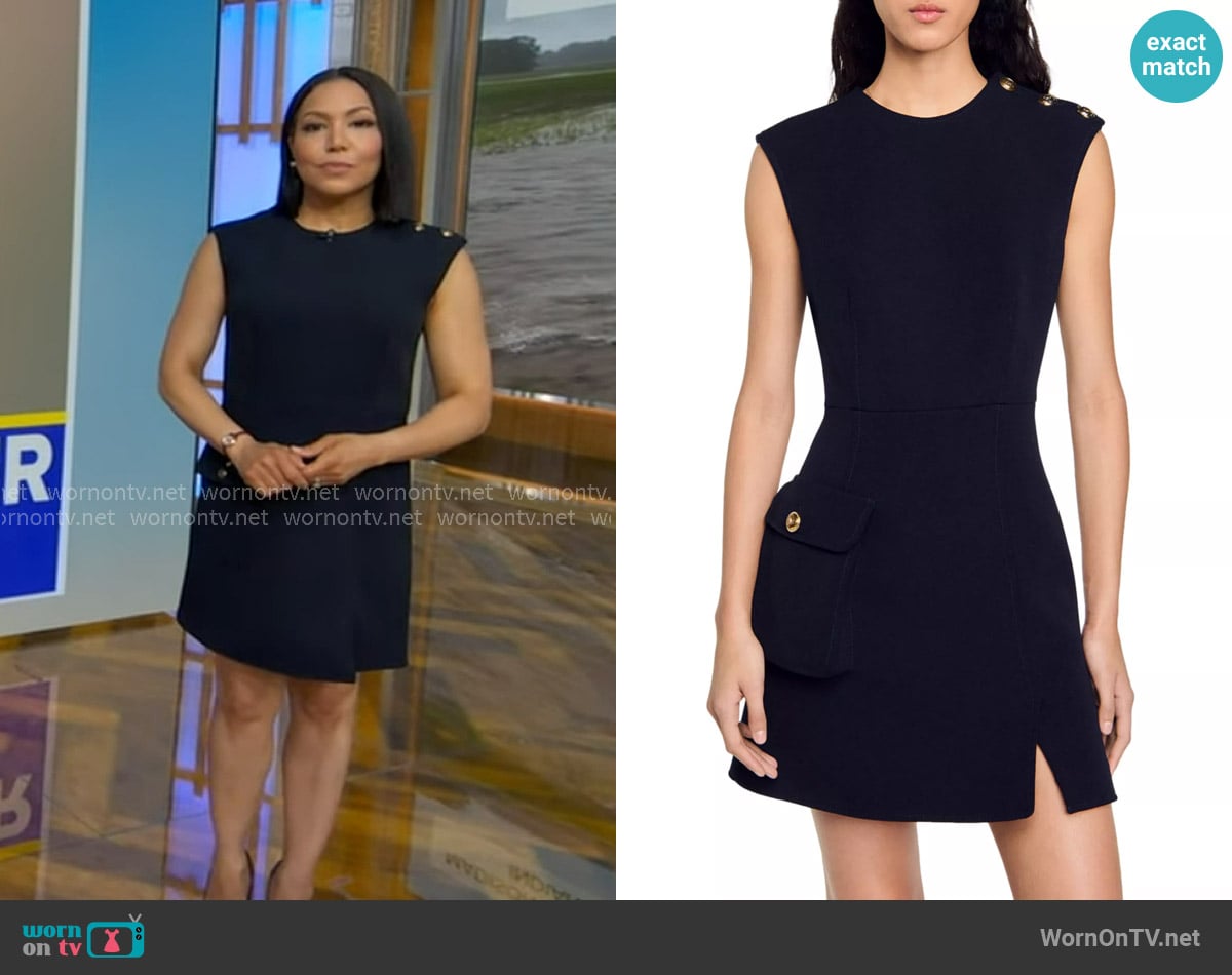 Sandro Nicole Mini Dress worn by Stephanie Ramos on Good Morning America