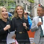 Savannah’s black mary jane heel pumps on Today