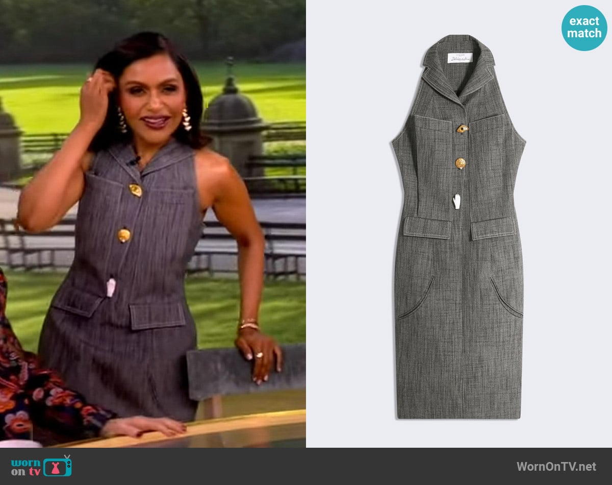 Schiaparelli Tailored Dress worn by Mindy Kaling on The View