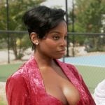 Shamea’s pink velvet set on The Real Housewives of Atlanta
