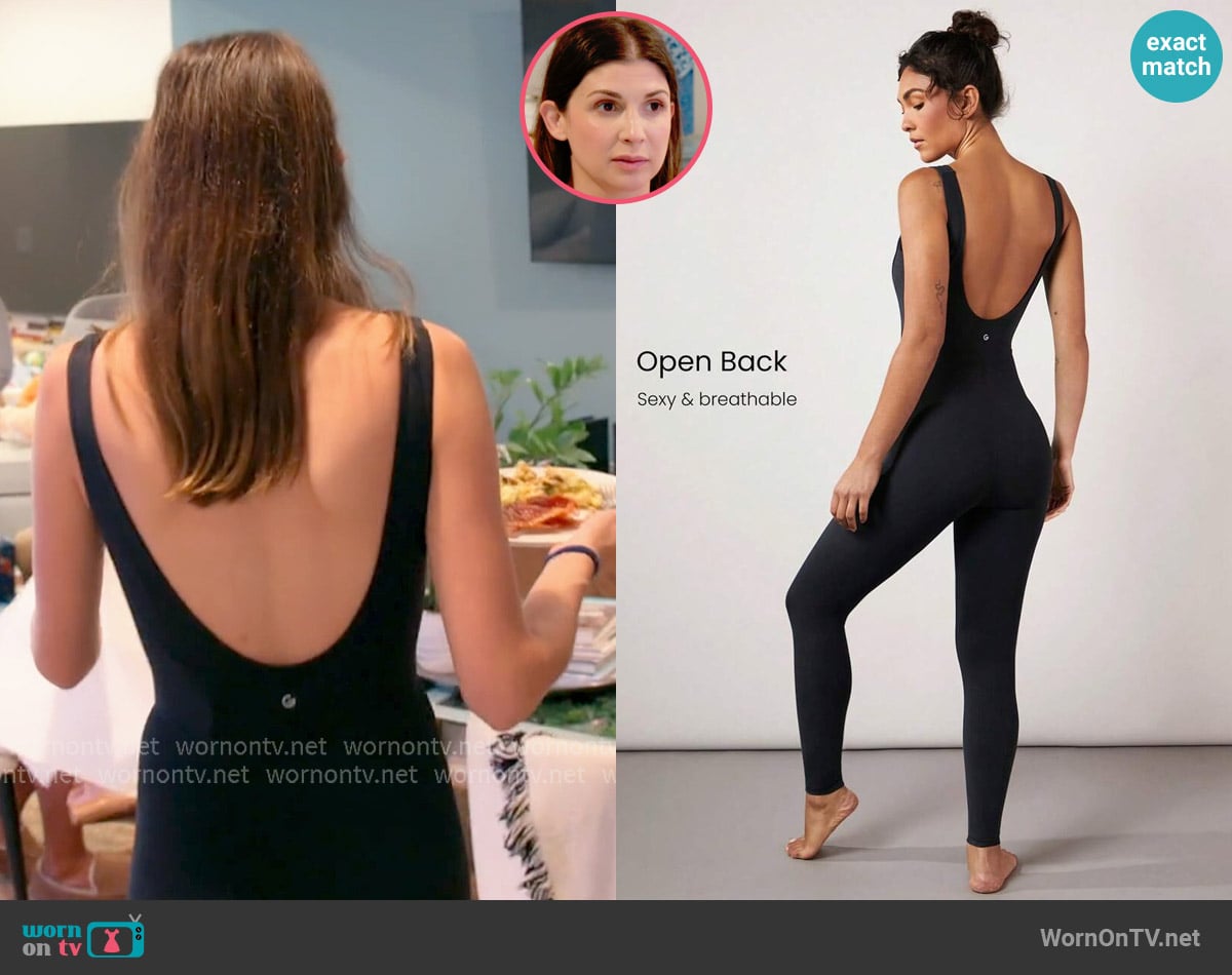 Shein Open Back Bodysuit worn by Janet Caperna on The Valley