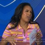 Sheinelle’s pink beige belt on Today