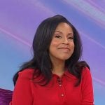 Sheinelle's red polo on Today