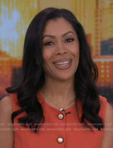 Shirleen’s orange vest on Good Morning America