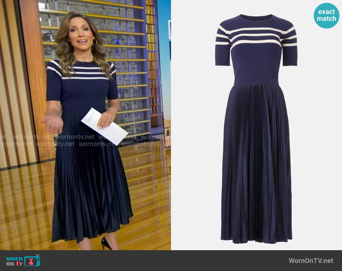 Shoshanna Kiana Dress worn by Rhiannon Ally on Good Morning America