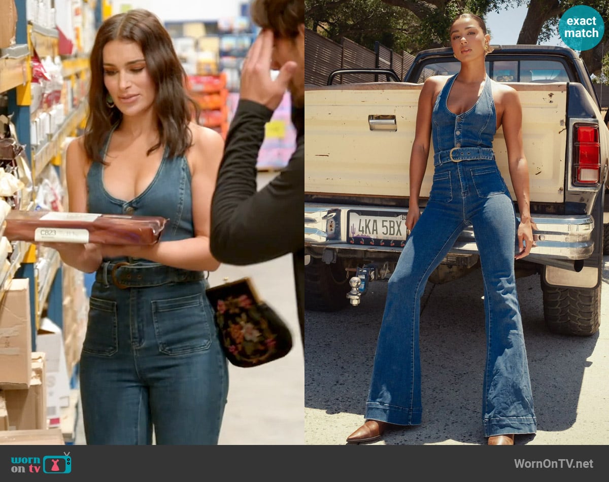 Show Me Your Mumu Fort Worth Jumpsuit worn by Ashley Iaconetti on The Real Housewives of Rhode Island
