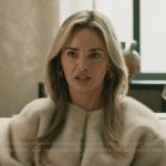 Sienna’s fur jacket on Elsbeth