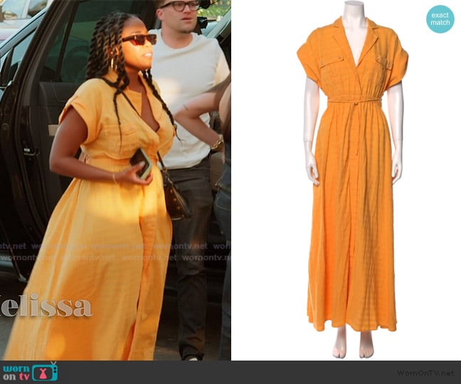 Significant Other V-neck Long Dress worn by Jasmine Goode on The Valley