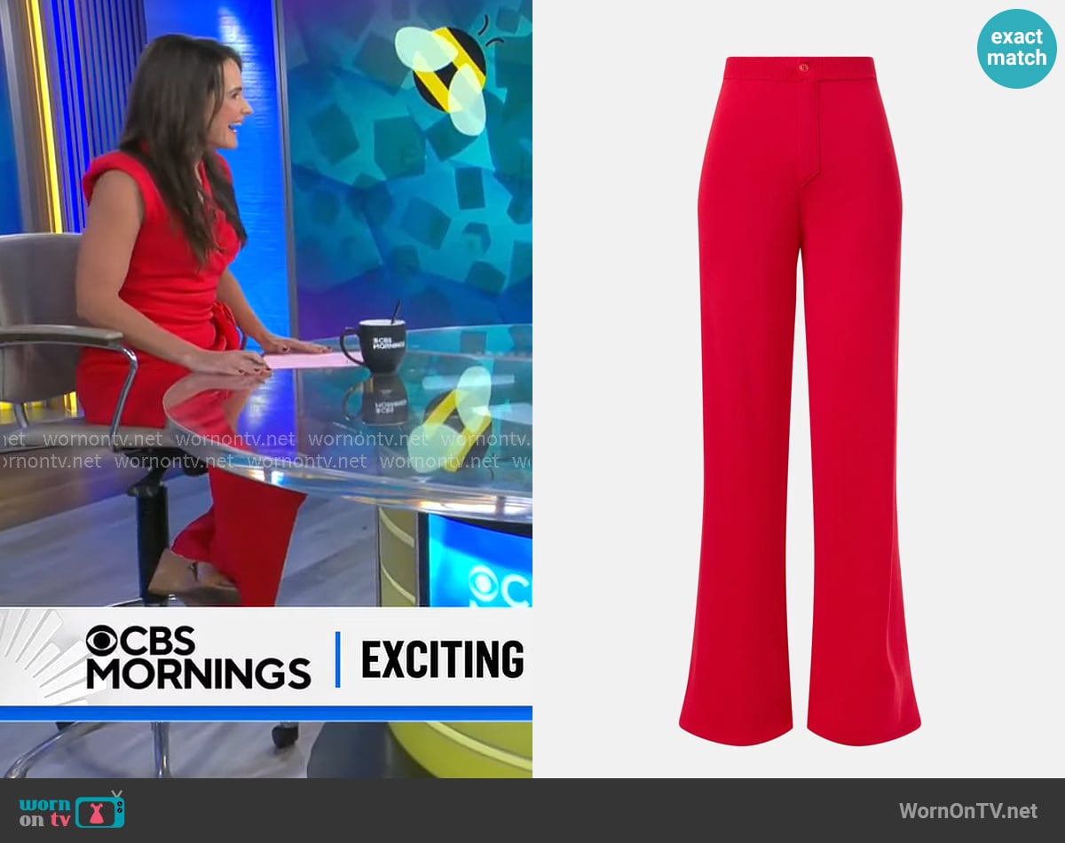 Simon Miller Jabber Pants worn by Lilia Luciano on CBS Mornings
