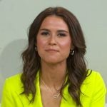 Sophie Flay's neon yellow blazer on Good Morning America