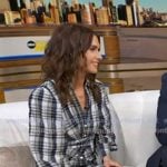 Sophie Flay’s plaid shirtdress on Good Morning America