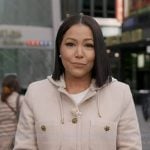 Stephanie's beige hooded jacket on Good Morning America