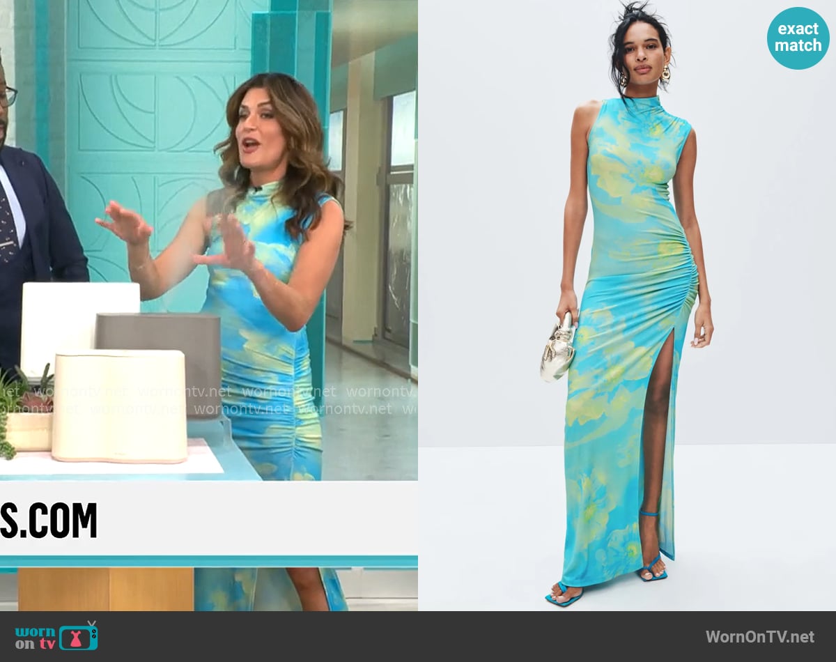 Summi Summi Valentina Dress worn by Adriane Kiss on CBS Mornings
