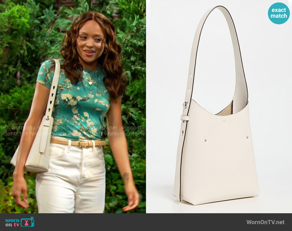 Lani’s white bag on Days of our Lives Lani’s white bag on Days of our Lives