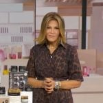Tory's leopard print belted dress on Good Morning America