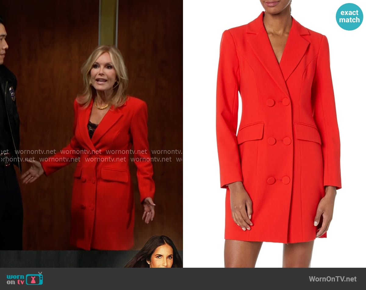 Trina Turk Katana Dress worn by Lauren Fenmore (Tracey Bregman) on The Young and the Restless
