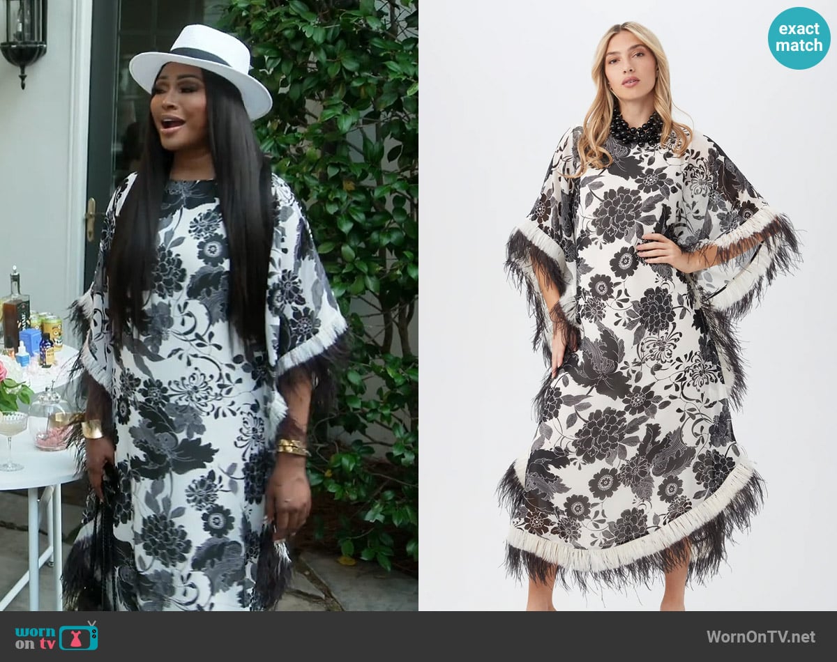 Trina Turk Neena Caftan Dress worn by Cynthia Bailey on The Real Housewives of Atlanta