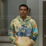 Tyrell's graphic print hoodie on Beyond the Gates