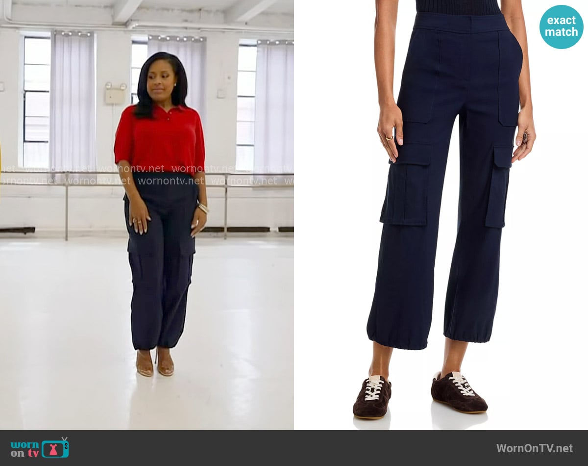 Sheinelle’s navy cargo pants on Today Sheinelle’s navy cargo pants on Today